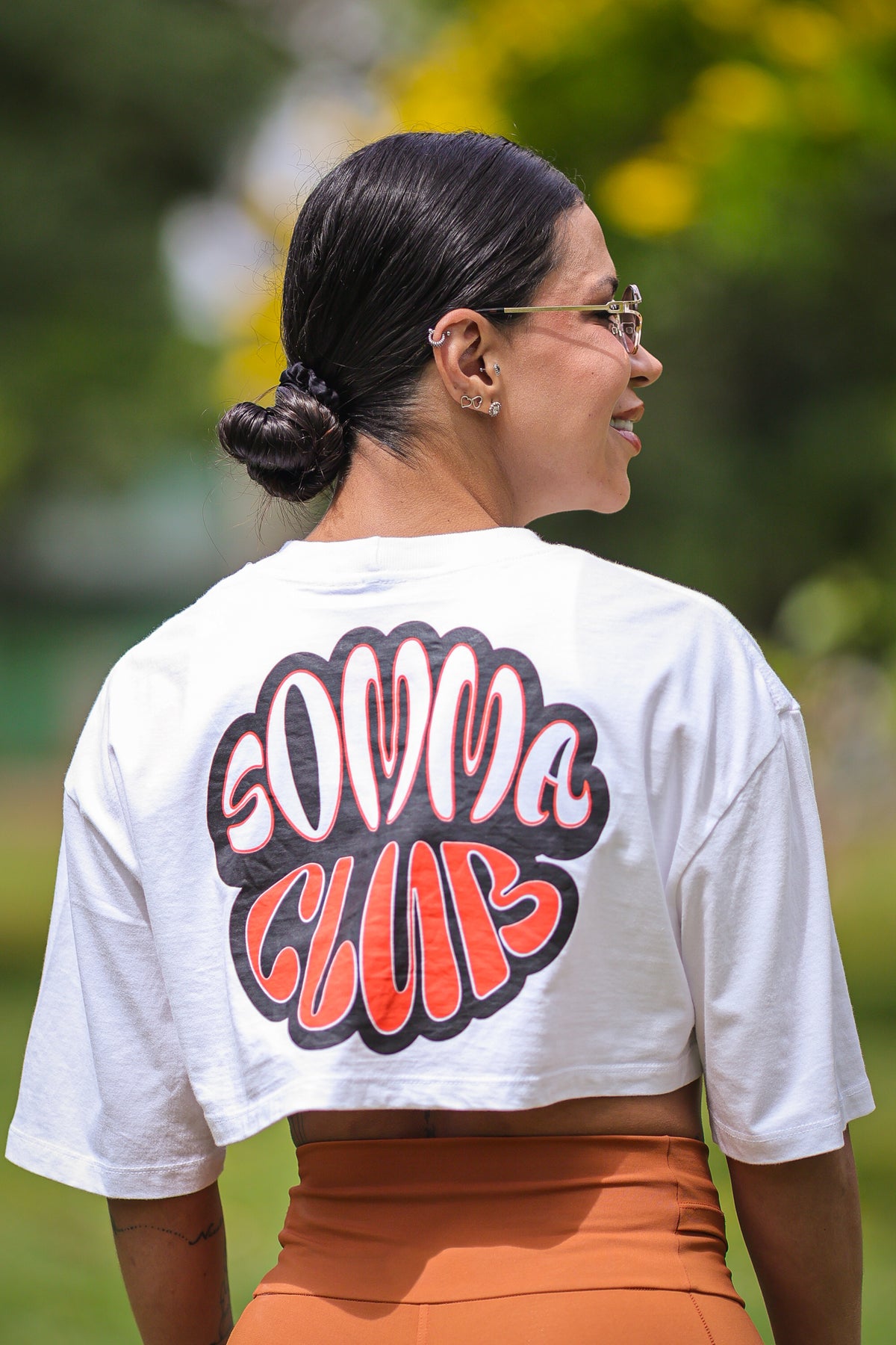 Cropped Oversized Off-White